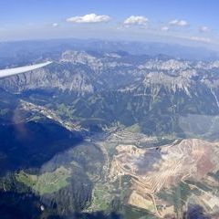 Flugwegposition um 12:13:41: Aufgenommen in der Nähe von Oppenberg, 8786, Österreich in 2709 Meter